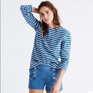 Madewell x Armor-Lux Long Sleeve Striped Tee